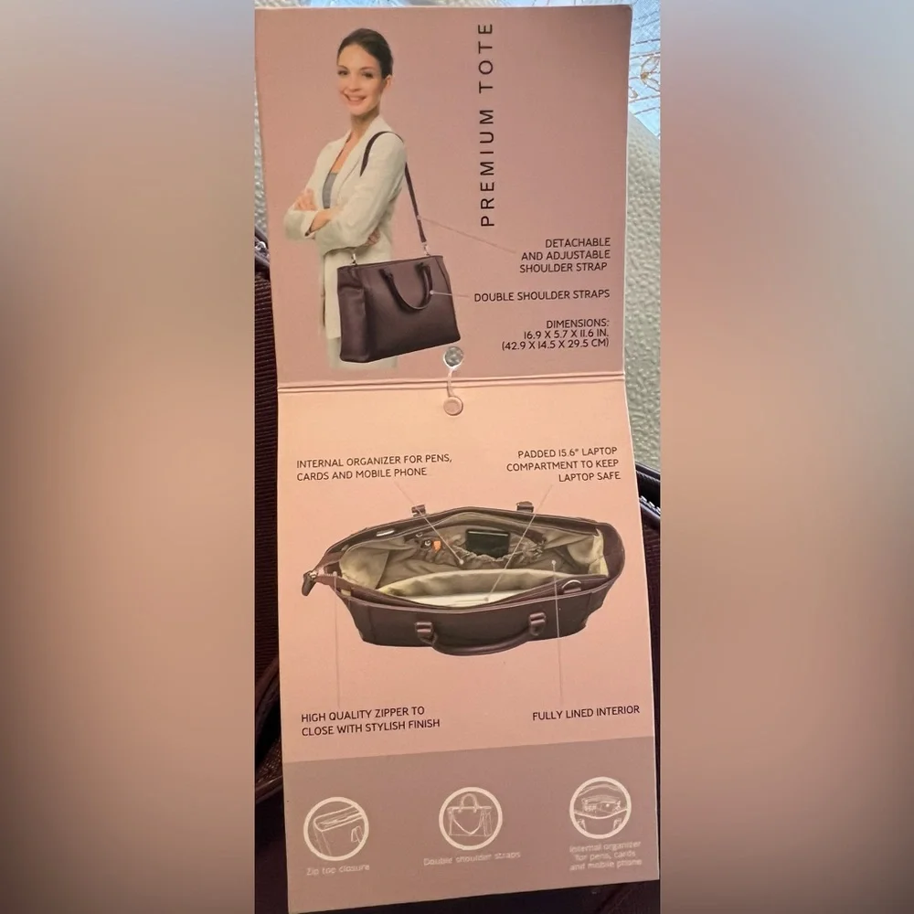 Tote Purse/Laptop Tote - Picture 8 of 12